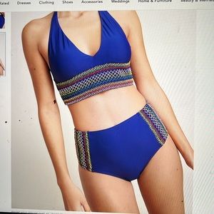 Anthropologie 2 piece bikini set